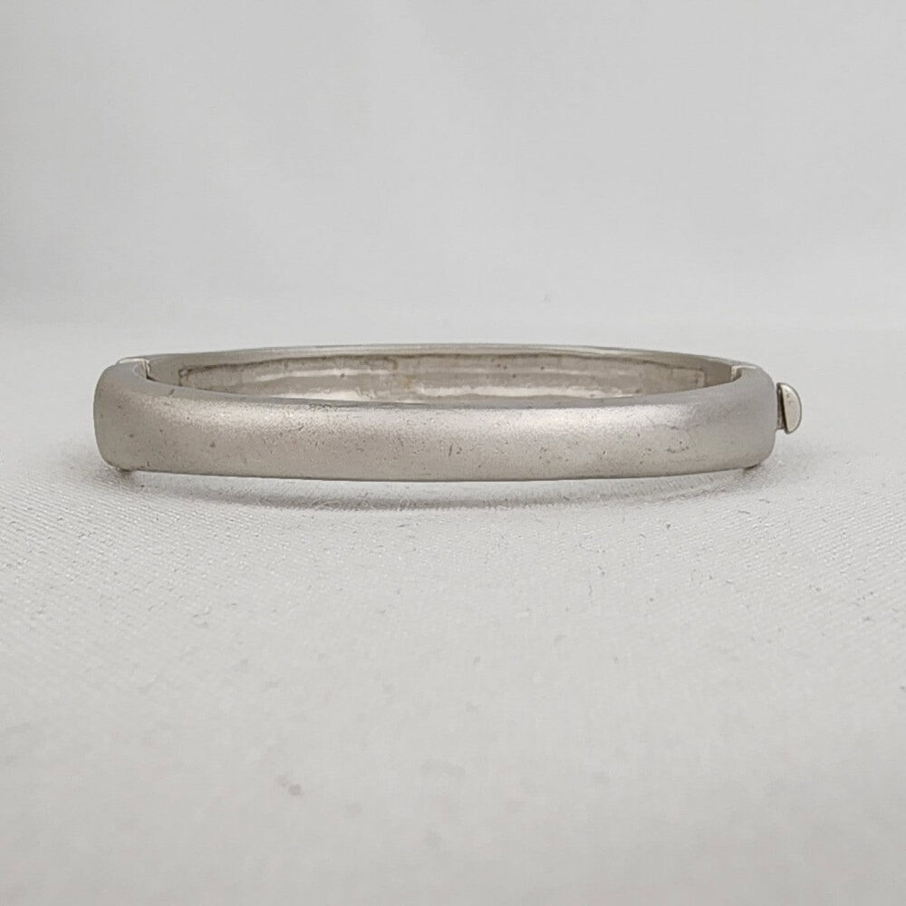 Butler Matt Silver Rhinestone Hinge Bracelet - Picture 4 of 8